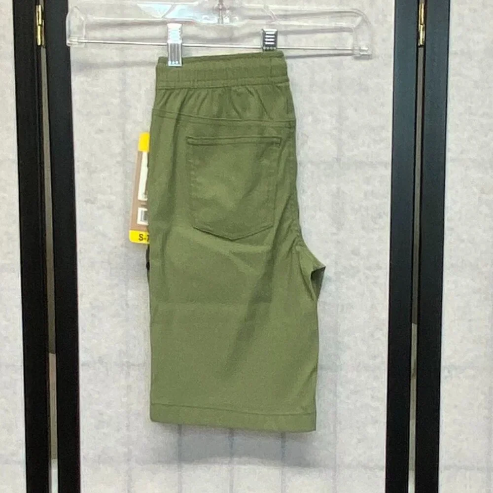 Weatherproof Vintage Tech Cargo Pocket Utility Shorts Drawstring Stretch NWT